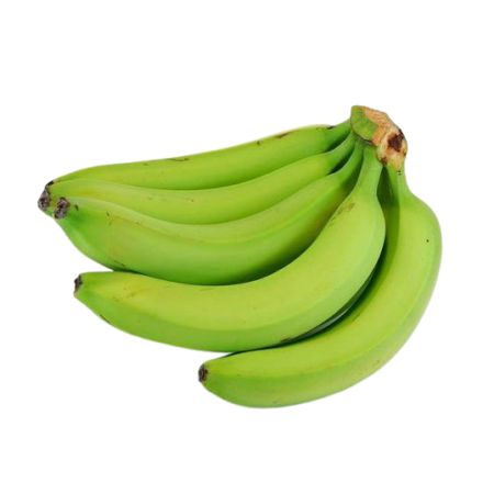 raw green banana