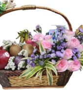Floral Fruit Basket